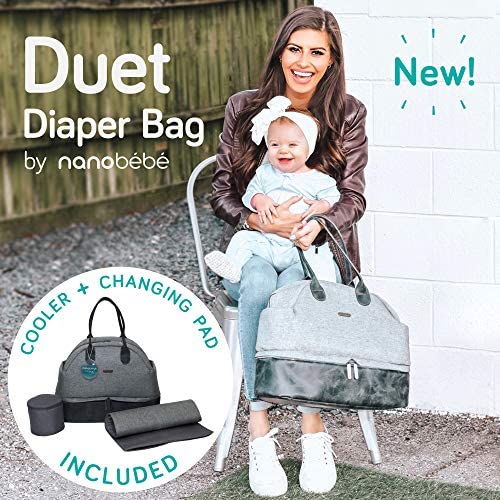 image for NANOBÉBÉ nanobebe Breastmilk Baby Bottle Cooler & Travel Bag with Ic