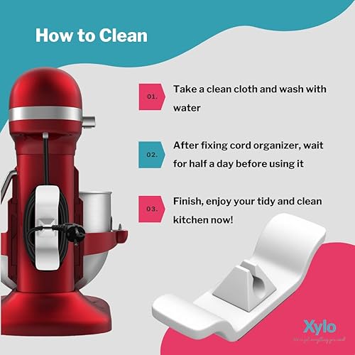 Miniatura 6 de Organizador de cables para electrodomésticos de cocina, soporte de cables, envoltura de cables para electrodomésticos de cocina, organizador de