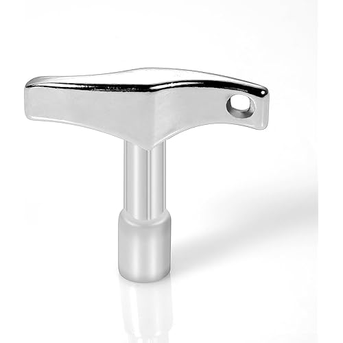 Drum Tuner Key, Drum Key Tool Drum Tuning Key Drill Bit Drum Key Tuner for Acoustic and Electronic Drums (Quadrilateral)