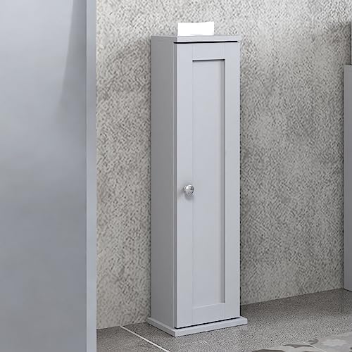 House Toilet Roll Holder Free Standing Bathroom Loo Roll Slimline