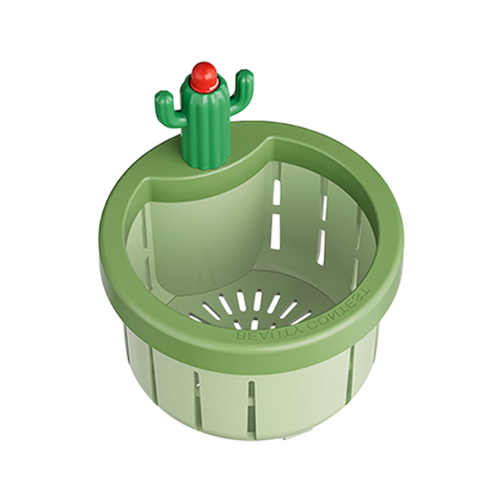 Zxfdsfdbnm Sink Drain Strainer with Cactus Design Kitchen Press to Dump Automatic Filter Basket Food Residues Collector Catcher Sink Waste Catcher