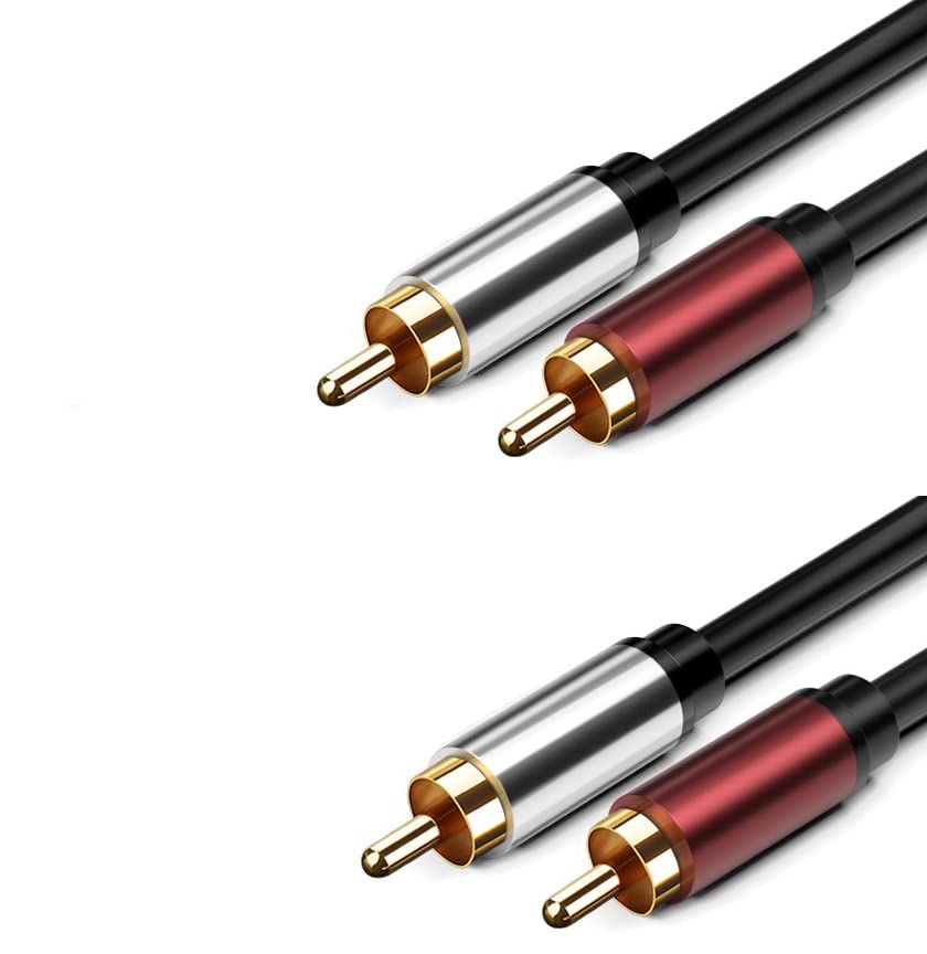 H-its Kabel Converter Female 2 RCA Male to 2 RCA Audio Cable Gold (hdmi-TO-ahd)