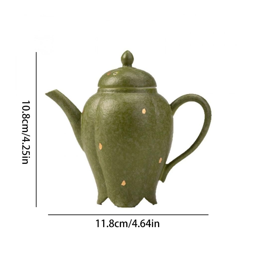 Tetera Infusiones Tetera De Cerámica Retro, Juego Té Casero Estilo Chino Con Agujero Filtro, Kung Fu Teapot
