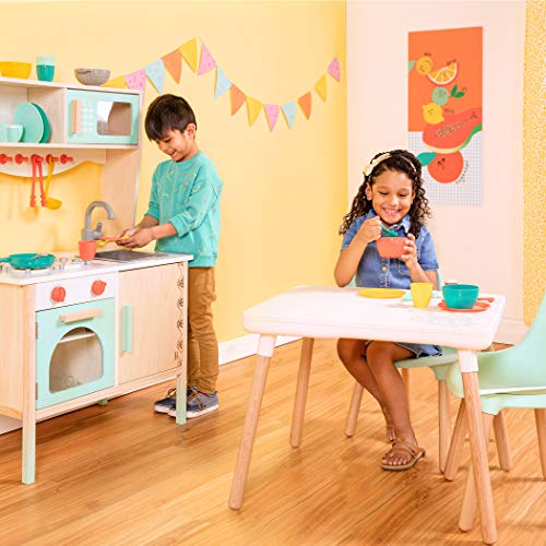 B. Toys- Mini Chef Kitchenette- Wooden Play Kitchen - Pretend Play and Imaginative Play for Kids 2 Years + (33 Pieces )
