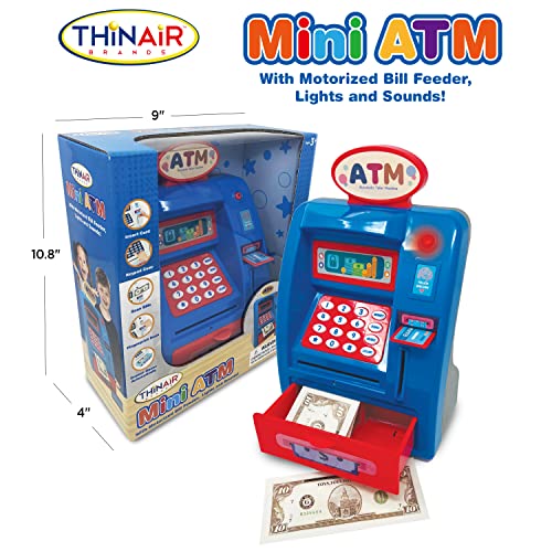 Preschool ATM Machine Savings Piggy Bank, Light and Sound, for Young Kids by Dr. STEM Toys - Used condition - Image 2