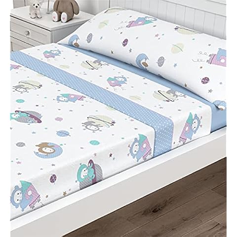 Juego de sábanas Infantiles Coralina para Invierno - Victorio & Lucchino - Modelo Planetas Celeste Cover