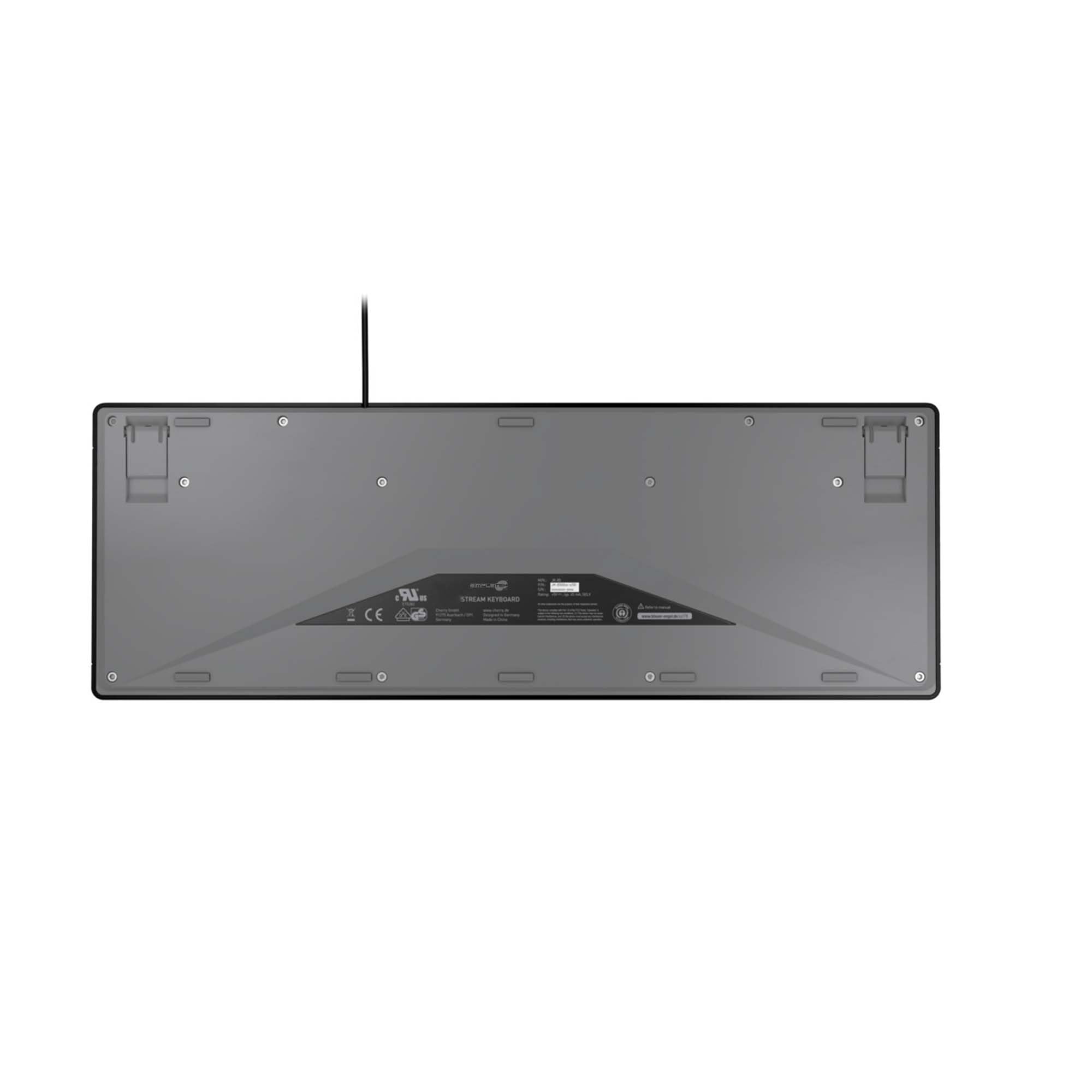 SIMPLETEK - Tastiera Cablata Silent USB | Layout Italiano QWERTY, Meccanismo a Forbice SX, Anti-Schizzo (Ricondizionato)