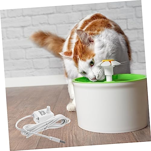 Bomba de fuente de agua para gato con alimentación USB miniatura 4