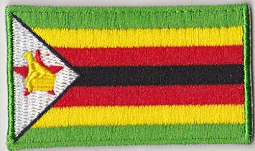 MadAboutFlags Zimbabwe Country Flag Embroidered Patch T4