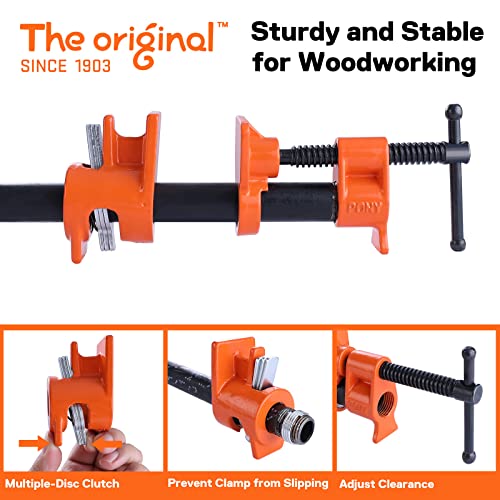 Pony 99212AE 2-Pack 52 Wood Gluing Pipe Clamp Fixture thumb #3