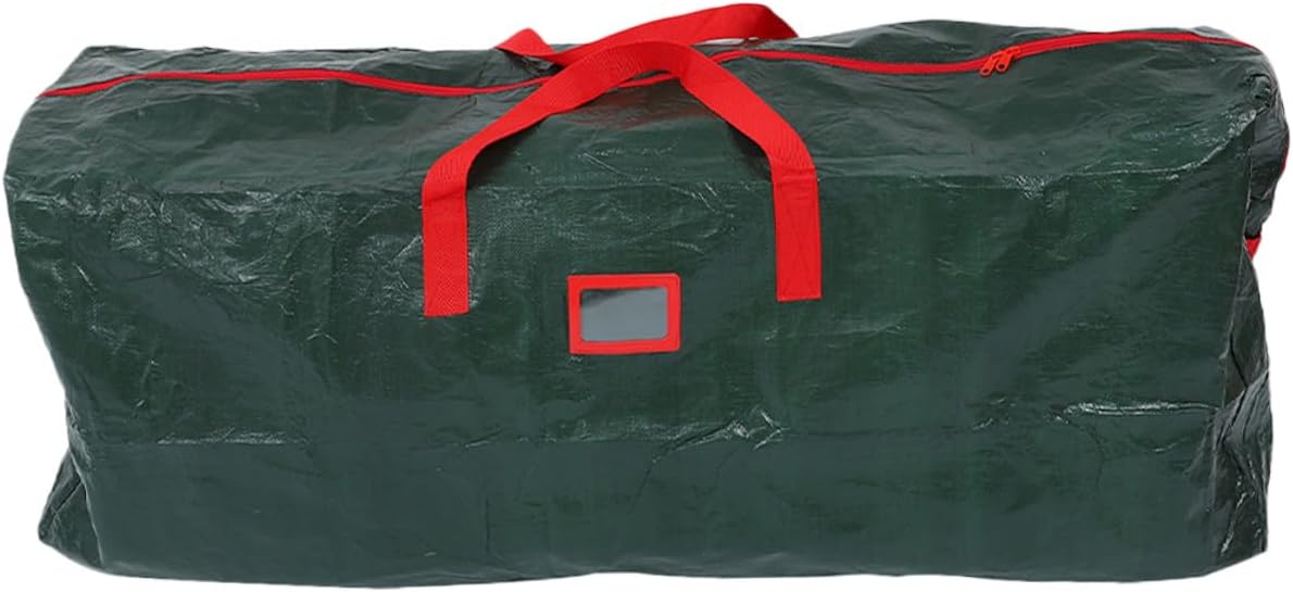 SHINEOFI Waterproof Christmas Tree Storage Bag with Zipper Handles, 165x38x76 Cm Sturdy Dustproof Organizer Pouch for Artificial Holiday Tree Storage and Household Use