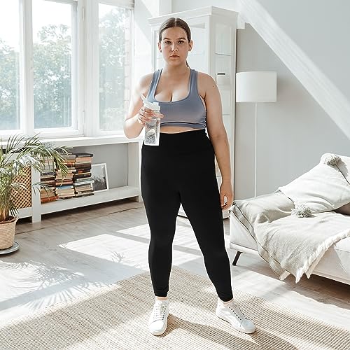 Walifrey Plus-Size Fleece-Lined Leggings - image 6