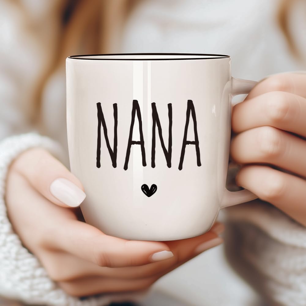 Promoted to Nana Coffee Mug Gifts for Grandma, New Pregnancy Announcement Gift for Future Grandmother, Unique Baby Reveal Mugs for Grandma Nana, Christmas Thanksgiving Coffee Mug Gift, 13oz - Image 9