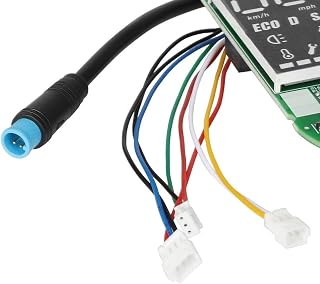 MAX Elektroroller-Display, digitale Armaturenbrett-Steuerplatine mit Abdeckung, Upgrade-Geschwindigkeits-Batterie-Monitor für Ninebot MAX Fahren