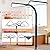 talkhigh Supper Bright Clamp-On Gooseneck Desk Lamp LED Study Light with Flexible Arms, 5 Brightness & 4 Color Modes for Home Office/Reading/Gift