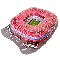 Puzzle 3D Stade De Football AC Milan - Grande Taille 30x23 Cm - 113 Pièces