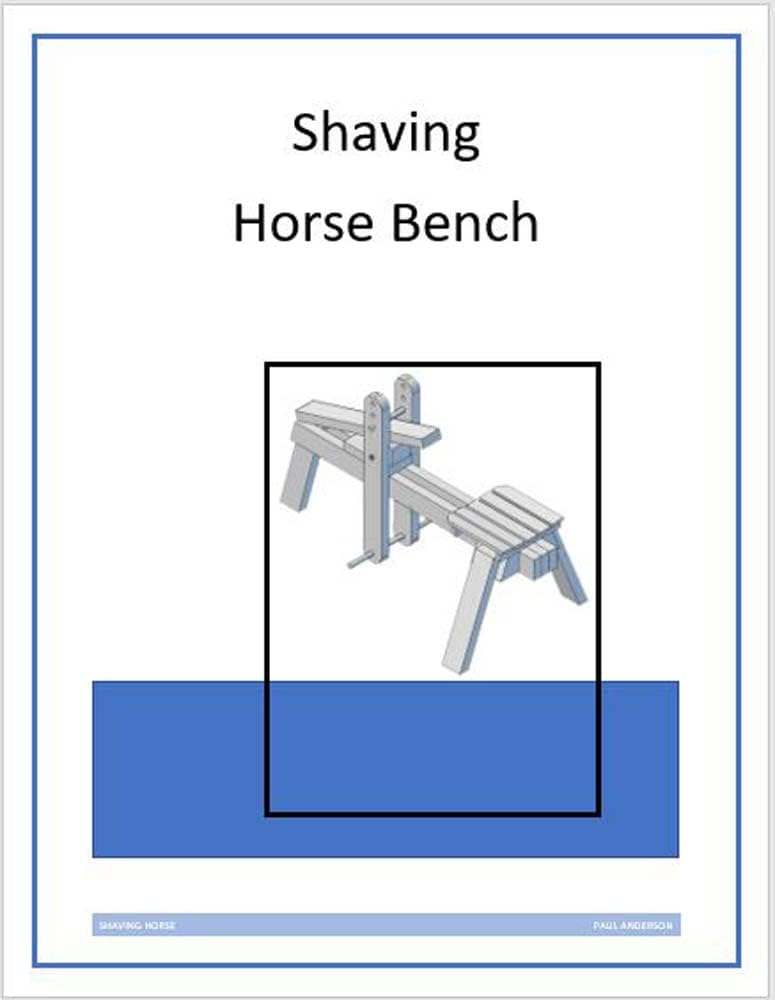 Shaving Horse Bench