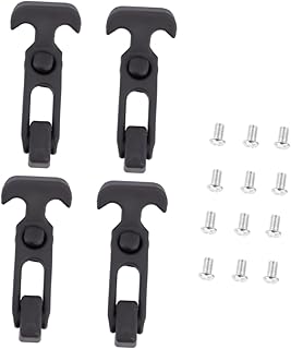 OSALADI Rubber Draw T Handle 4pcs Rubber t Handle Truck Toolbox Boat Hatch latches T-Handle Hasp Elasticity Engine Cover Boat Hatch Latches Trolley