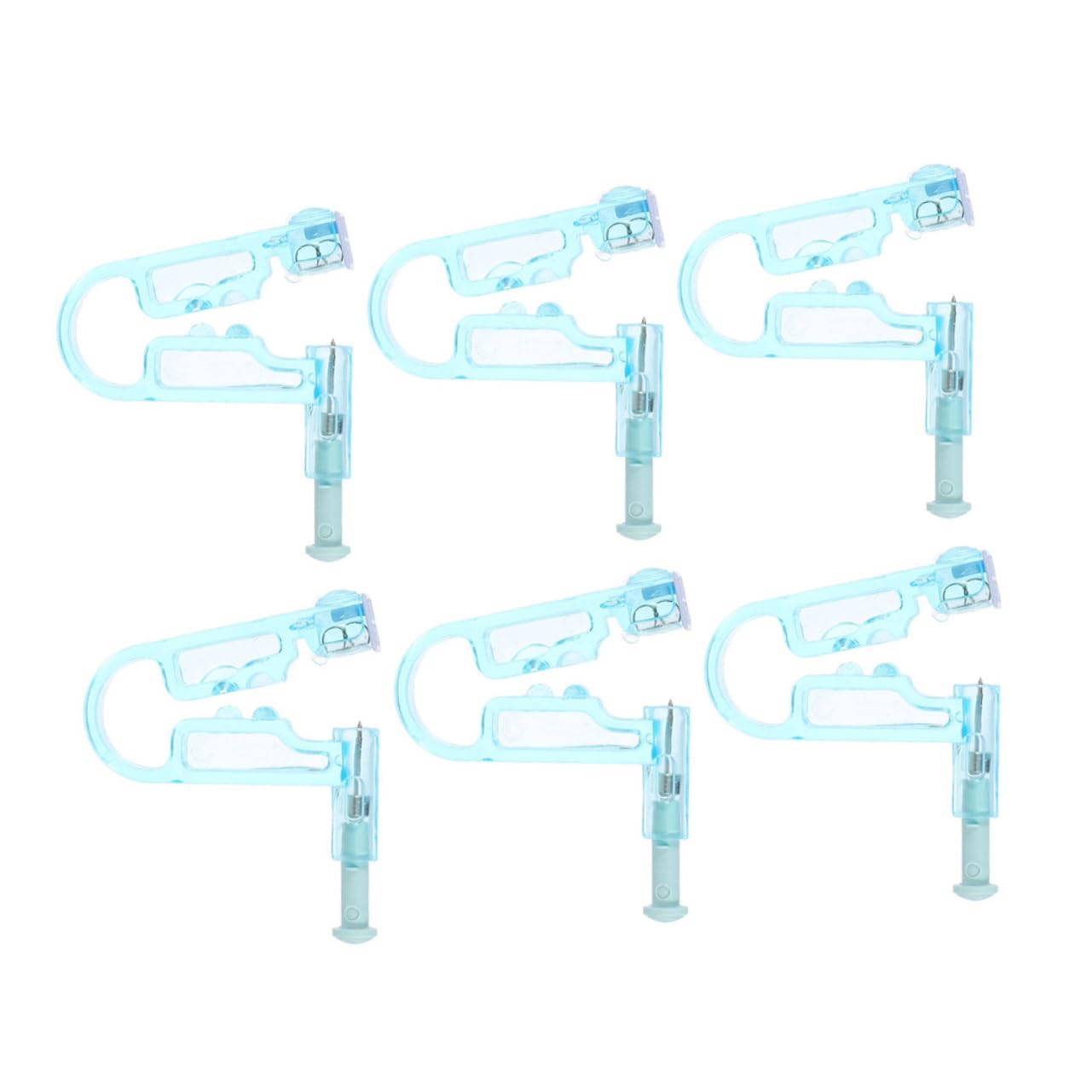 HAPINARY Ear Hole Piercing Tool Set 6pcs Ear Hole Piercing Device Disposable Low-pain