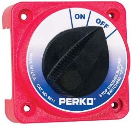 AMRP-9611DP Perko Compact Medium Duty Main Battery Disconnect Switch