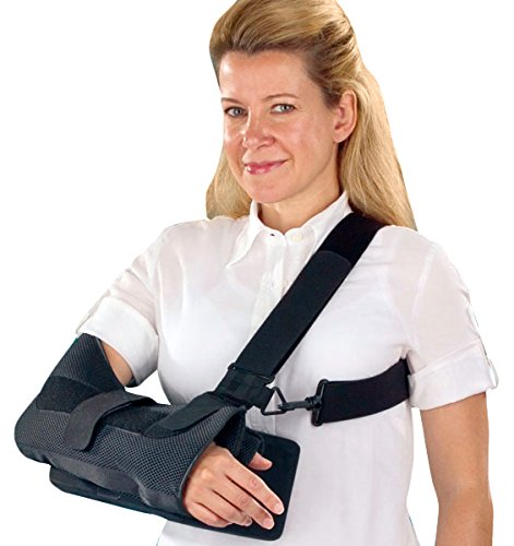 Aircast 06-GM vendaje de brazo inmovilizador sin almohada, longitud del brazo 25 cm