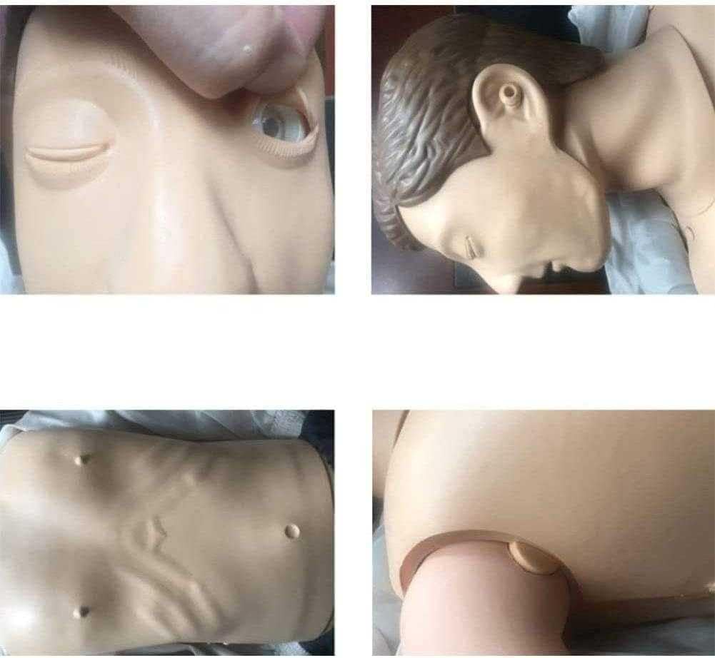Mannequin d'entraînement à la RCR pour adulte Taille réelle Mannequin professionnel pour enseignement médical Fournitures d'enseignement médical – Éducation et formation des patients