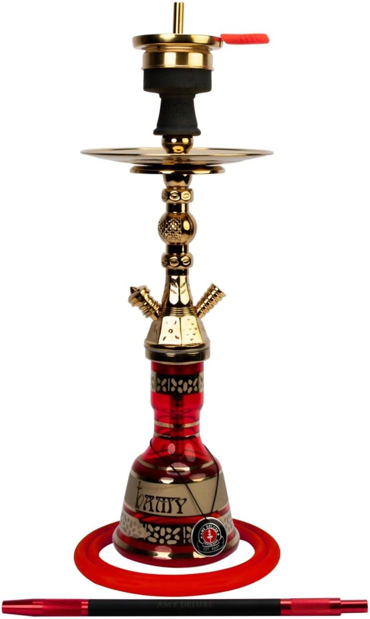 Amy Deluxe German hookah shisha set, Mini Kura 088.02, traditional Egyptian style