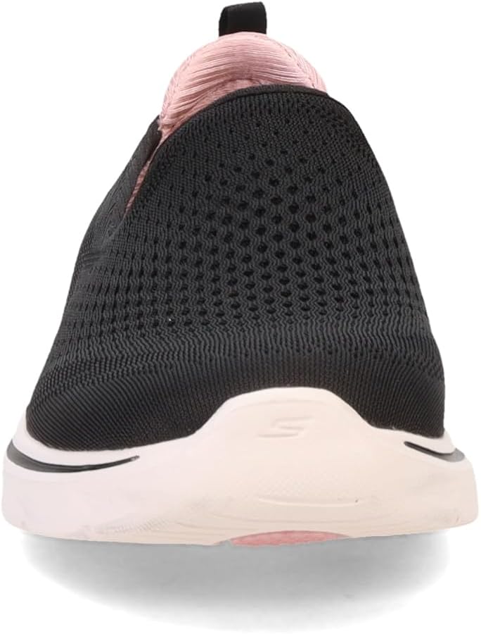 Amazon.com | Skechers Women's Go Walk 7 Vina Sneaker, Black/Pink