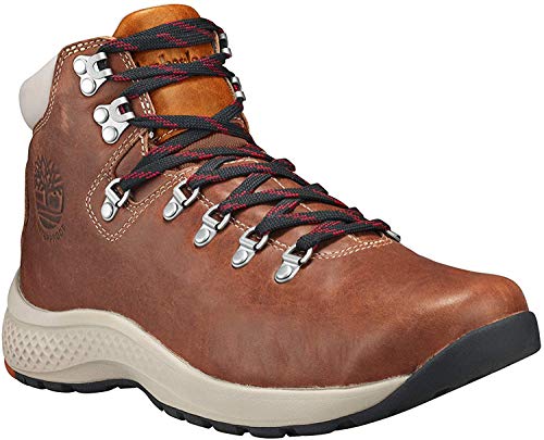 Timberland Men's Flyroam Trail Mid Waterproof Hiking Boots Brown/Saddle Tan Size 11.5 M