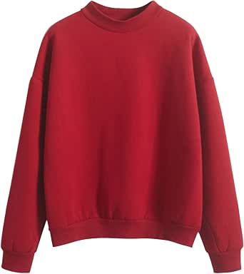 POWER FLOWER Haut Thermique Manches Longues Femme - Col Rond, Doublé Polaire Doux Et Chaud