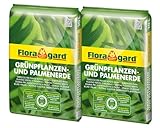 Floragard   2x10 litres   Terreau pour Plantes Vertes et Palmier