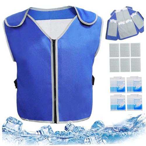 Gilet de refroidissement avec 20 blocs de glace imperméable - 2