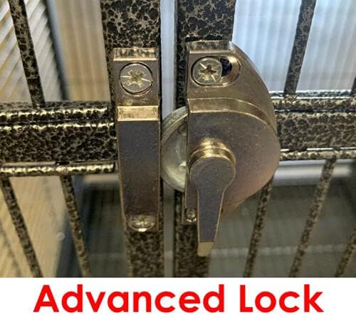 Miniatura 9 de 4 tamaños, XL 32 pulgadas de largo x 23 pulgadas de ancho x 66 pulgadas de alto, castillo PlayTop loro pájaro jaula sobre ruedas para guacamayos de