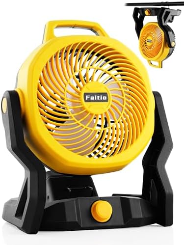 TREXEEN Battery Operated Fan For Dewalt 20V Max Battery - View #11