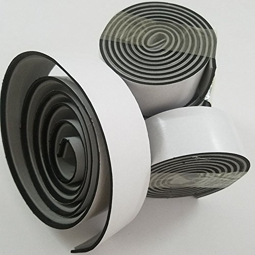 Yuanjiasheng Boarder Strips For The Eva Synthetic Teak Sheets Boat Yacht Flooring Non-Slip And Waterproof, Boarder Strips 94.5“×2.28” (Light Grey With Black Line) #TOP6