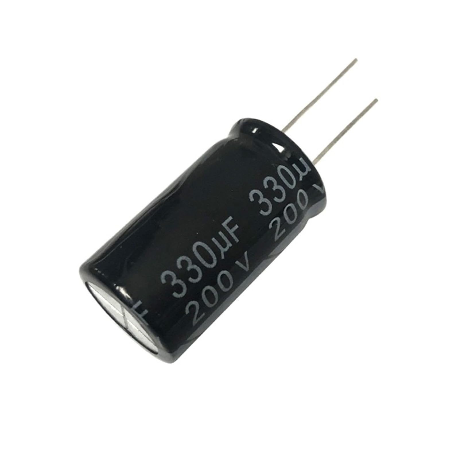 Lot de 5 condensateurs électrolytiques en aluminium 200V 330uf pour composants électroniques