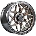 Lock Offroad Matrix 17x9 5x127/5x139.7-12et 87.1 Matte Bronze W/Matte Black Ring