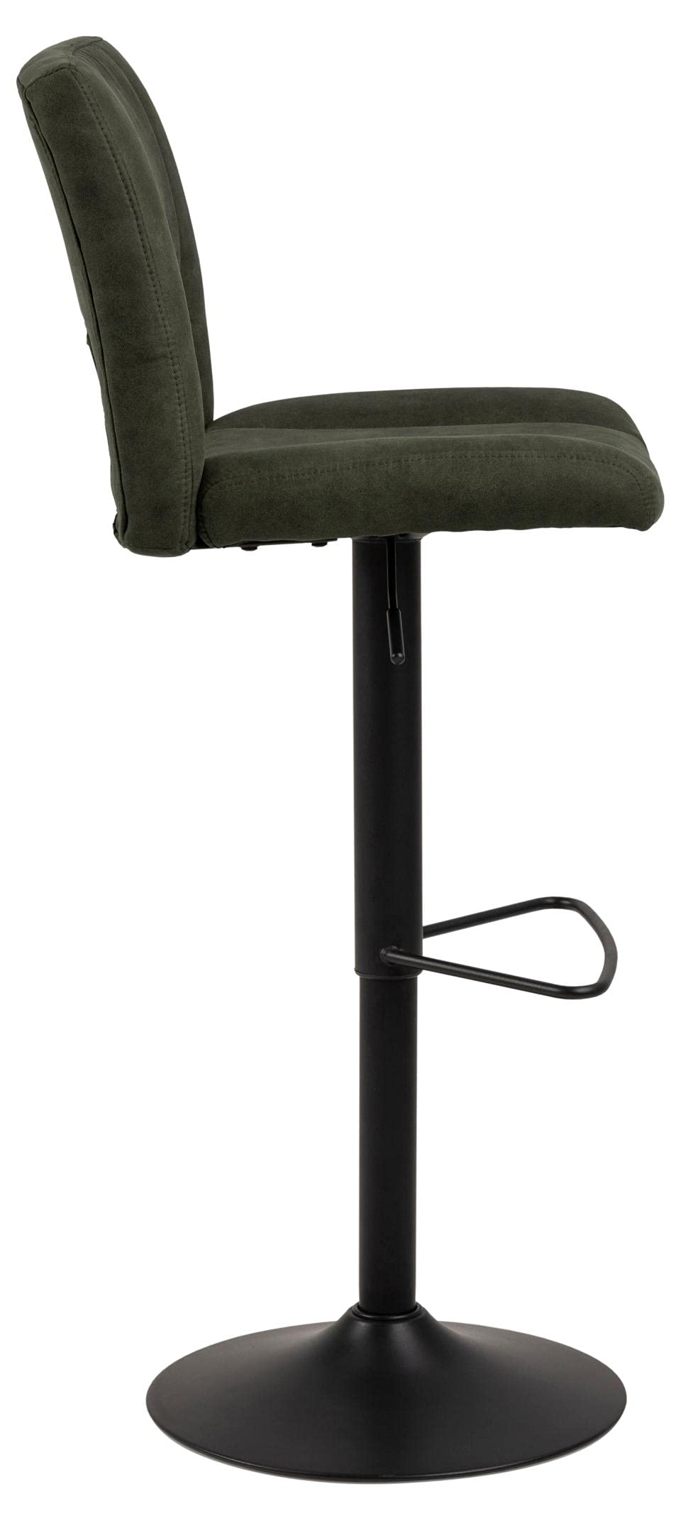 AC Design Furniture Sonia Barhocker 2er Set – Höhe 115 Cm, Breite 41,5 Cm, Hellgrau/Chrom, Stoff/Metall