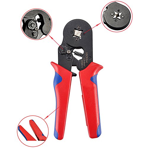 HSC8 6-4 Pinza Crimpatrice Kit e 1200x Connettori