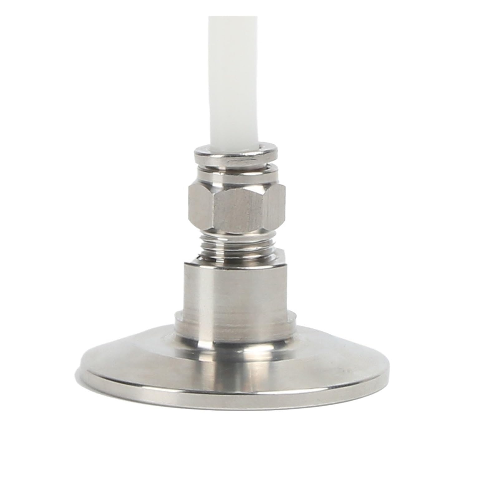 Adaptador Manguera Ducha Conector de Tubo neumático SS304 Tri Abrazadera TC25.2MM-77.5MM Accesorios for mangueras Aire PC 4MM-16MM Acero Inoxidable Push | TC64MM,16mm