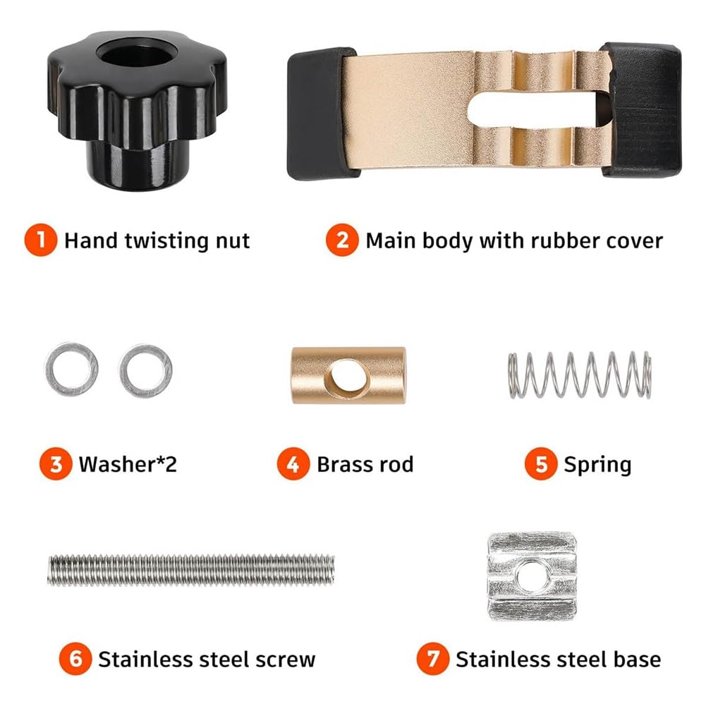 PRATYAHARA Kit de Mini Pinces de Maintien 2 Pièces, Pince de Routeur CNC pour le Travail Du Bois et des Métaux, avec Machine de Routeur CNC 3018