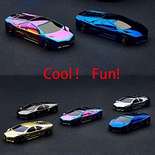 Miniatura 9 de Encendedor de plasma de doble arco, resistente al viento, arranque táctil con luz LED, recargable por USB, forma de automóvil, encendedor eléctrico