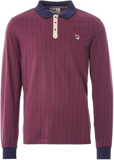 Fila Mens Classic Long Sleeve Borg Polo 