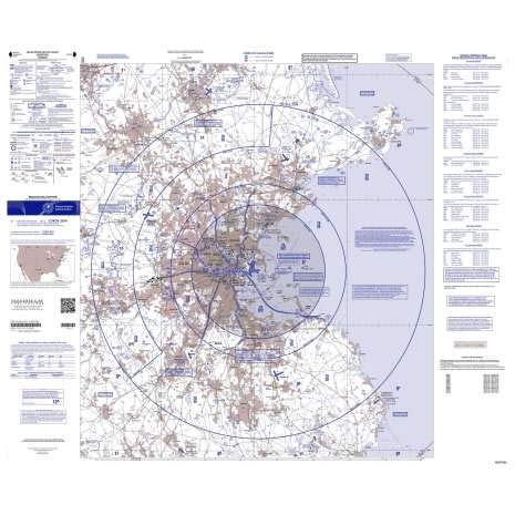 Official FAA VFR Helicopter Chart for Boston Terminal Area