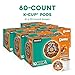 The Original Donut Shop Duos Nutty + Caramel Coffee, Keurig Single Serve K-Cup Pods, Light Roast Coffee, 60 Count, (6 Packs of 10)
