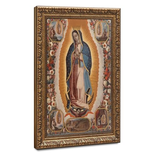 Impression sur toile Notre Dame de Guadalupe avec finitions premium