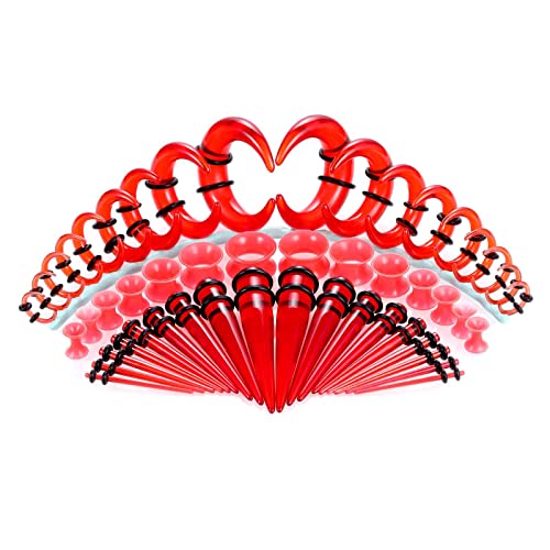 Acrylic Tapers Plugs Acrylic Cone Silicone Tunnel Spiral Cone Piercing Kits