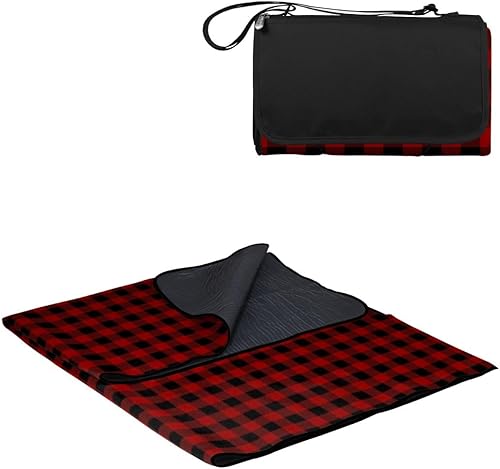 Vista 80 de PICNIC TIME Manta de picnic al aire libre Negro