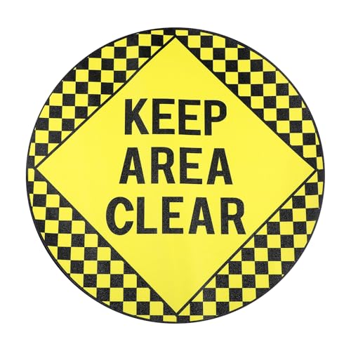 Yexiya 1 Pcs Keep Area Clear Floor Sign - 16