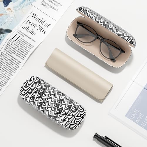 Image of Eyeglasses Case, Hard Shell Protective Case for Glasses, Unisex for Women Men